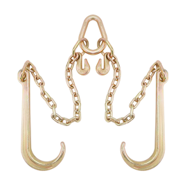 CADENA SOLDADA "PERA" G70 2 m 5/16" C/2 GANCHOS "J" 15", 2 GANCHOS "T" Y 2 GANCHOS CADENA 8 mm