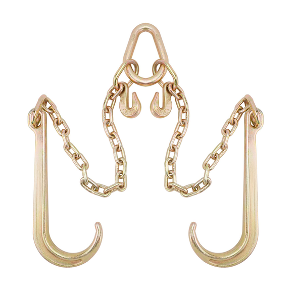 CADENA SOLDADA "PERA" G70 2 m 5/16" C/2 GANCHOS "J" 15", 2 GANCHOS "T" Y 2 GANCHOS CADENA 8 mm