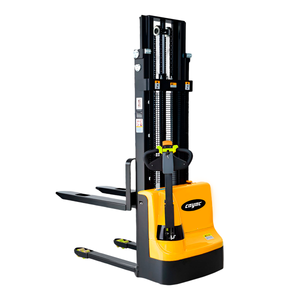 MONTACARGA CARRETILLA ESTIBADOR ELECTRICO ANGOSTO UÑA LARGA 1.6 t Y 3 m RUEDAS PU