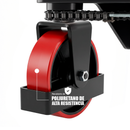 MONTACARGA CARRETILLA ESTIBADOR SEMIELECTRICO PATA ANCHA AJUSTABLE UÑA CORTA 2 t Y 3.5 m RUEDAS PU-6