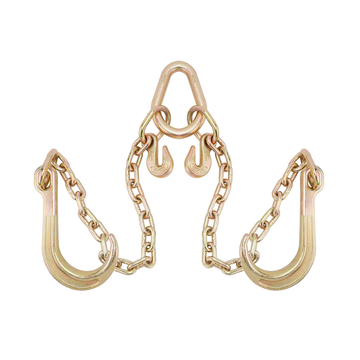 CADENA SOLDADA "PERA" G70 2 m 5/16" C/2 GANCHOS "J"  8", 2 GANCHOS "T" Y 2 GANCHOS CADENA 8 mm