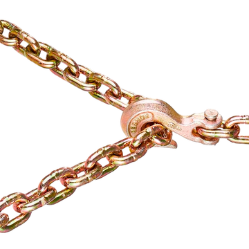 CADENA SOLDADA G70 6 m   5/16" C/2 GANCHOS TRABA 8 x 24 mm - 0