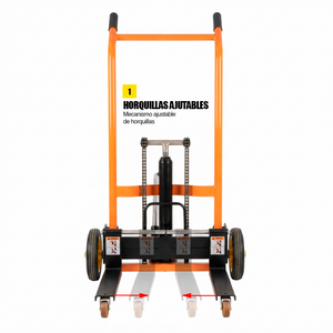 DIABLO APILADOR HIDRAULICO (CARRETILLA) 200 kg 90 cm PLEGABLE