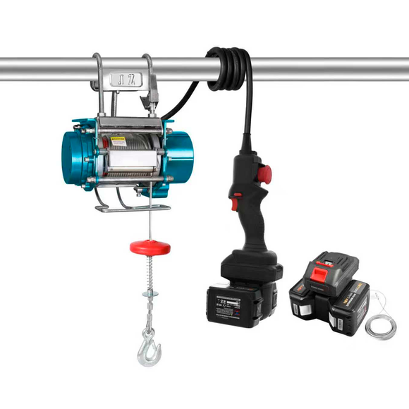 POLIPASTO ELECTRICO CD 20Vx2 850W 330-660 kg C/CABLE 4.5 mm 18x7+IWS 12 m CONTROL REMOTO ALAMBRICO