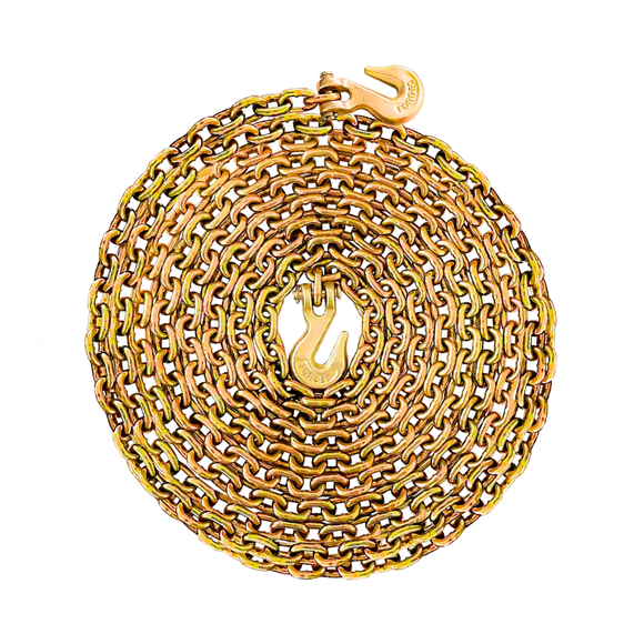CADENA SOLDADA G70 6 m 5/16" C/2 GANCHOS 8 mm