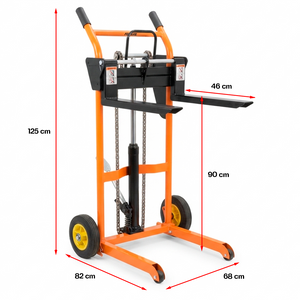 DIABLO APILADOR HIDRAULICO (CARRETILLA) 200 kg 90 cm PLEGABLE