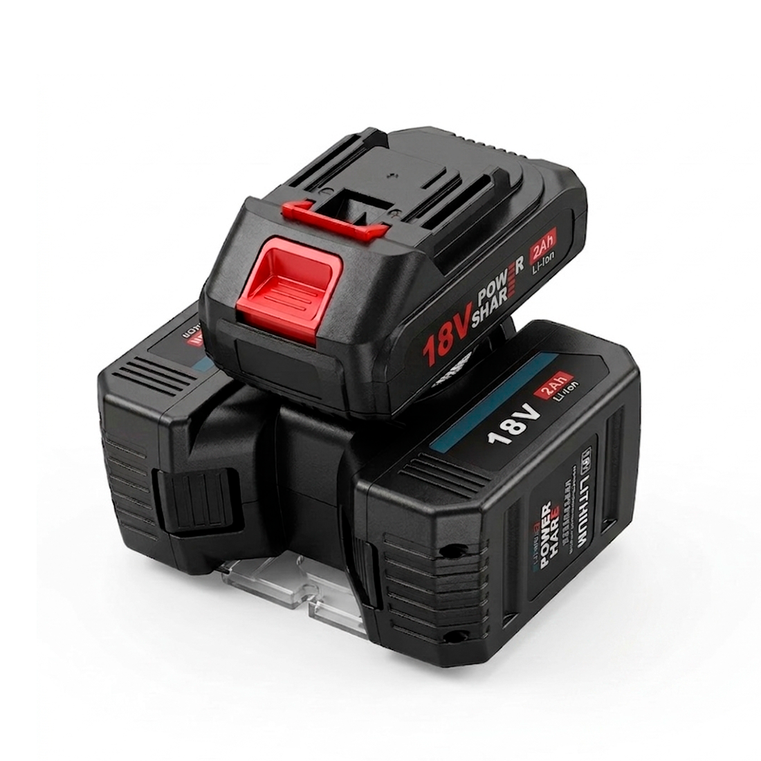 POLIPASTO. REPUESTO DOS A UNO ADAPTADOR BATERIA LITIO 36V/40V 3.0Ah COMPATIBLE MAKITA