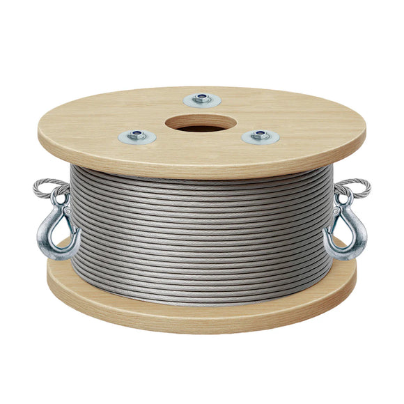 CABLE DE ACERO 1/2" 7x19 150 m C/TERMINALES