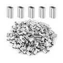 CASQUILLO DOBLE ALUMINIO 1.6 mm 1/16" C/100 P.-1