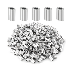 CASQUILLO DOBLE ALUMINIO 1.6 mm 1/16" C/100 P.