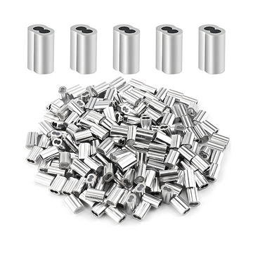 CASQUILLO DOBLE ALUMINIO 4.8 mm 3/16" C/50 P.