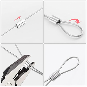CASQUILLO DOBLE ALUMINIO 4.8 mm 3/16" C/50 P.
