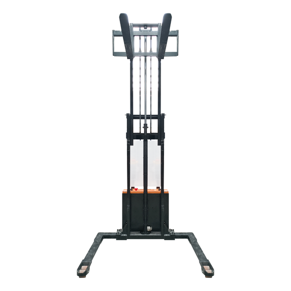 MONTACARGA CARRETILLA ESTIBADOR ELECTRICO PATA ANCHA AJUSTABLE UÑA CORTA 1.6 t Y 3.5 m (KX-CTD16X)