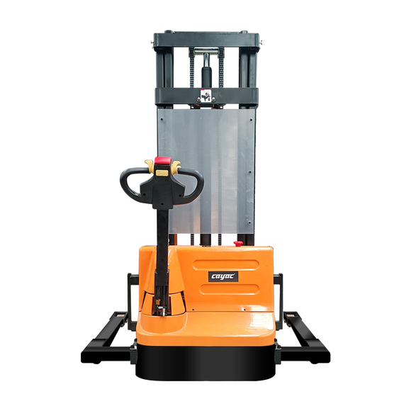 MONTACARGA CARRETILLA ESTIBADOR ELECTRICO PATA ANCHA AJUSTABLE UÑA CORTA 1.6 t Y 3.5 m (KX-CTD16X)