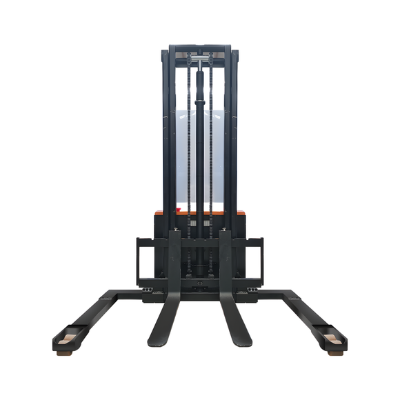 MONTACARGA CARRETILLA ESTIBADOR ELECTRICO PATA ANCHA AJUSTABLE UÑA CORTA 1.6 t Y 3.5 m (KX-CTD16X)