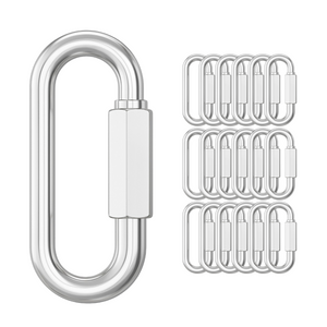 ESLABON RAPIDO C/TUERCA  5 mm 3/16 y 2" C/50 PIEZAS