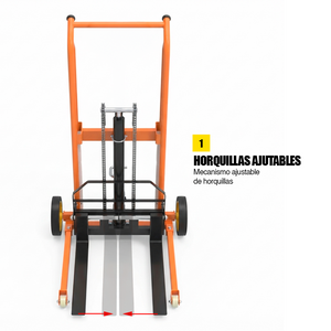 DIABLO APILADOR HIDRAULICO (CARRETILLA) 260 kg 120 cm DESARMABLE