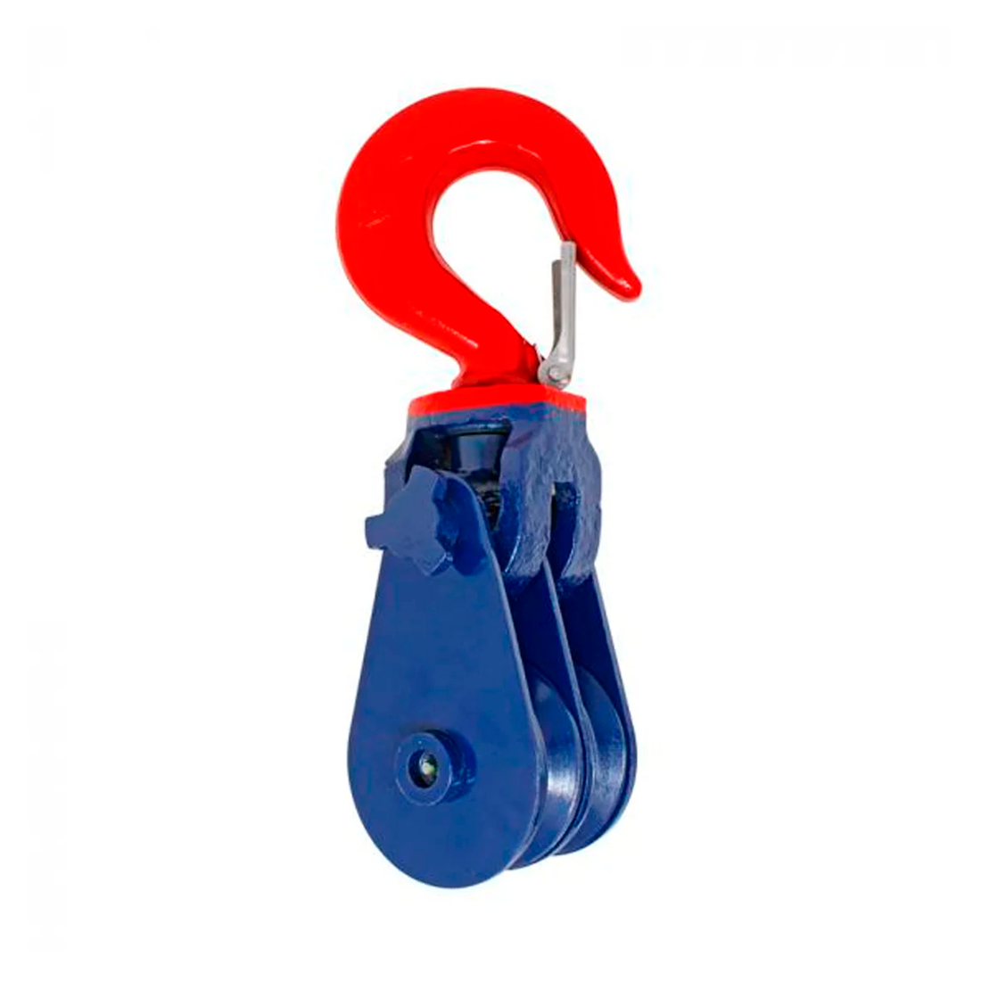 POLEA GIRATORIA 3" CAPACIDAD CABLE 3/8" DOBLE CARGA 2 t GANCHO C/PESTILLO "PASTECA"
