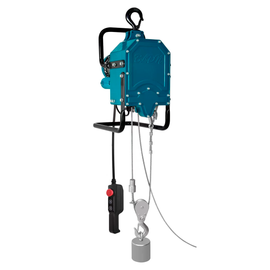 POLIPASTO ELECTRICO INFINITO CA 220V60Hz 1300W 300-600 kg C/CABLE 7 mm 6x19+IWRC 25 m CONTROL REMOTO ALAMBRICO