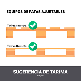 MONTACARGA CARRETILLA ESTIBADOR SEMIELECTRICO PATA ANCHA AJUSTABLE UÑA CORTA 2 t Y 3 m - 0