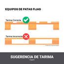 MONTACARGA CARRETILLA ESTIBADOR SEMIELECTRICO ANGOSTO UÑA LARGA 2 t Y 3 m-2