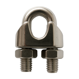 INOXIDABLE 316 NUDO AMERICANO RANURADO 3.5 mm 1/8" C/10 P.