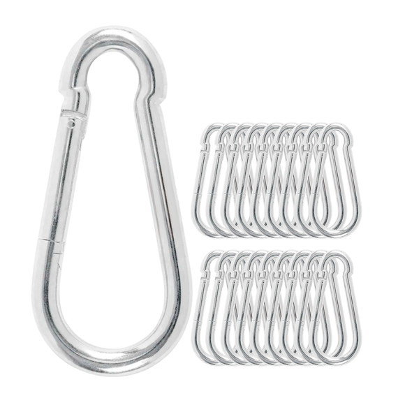 BANDOLA MOSQUETON 6 y 60 mm C/50 PIEZAS