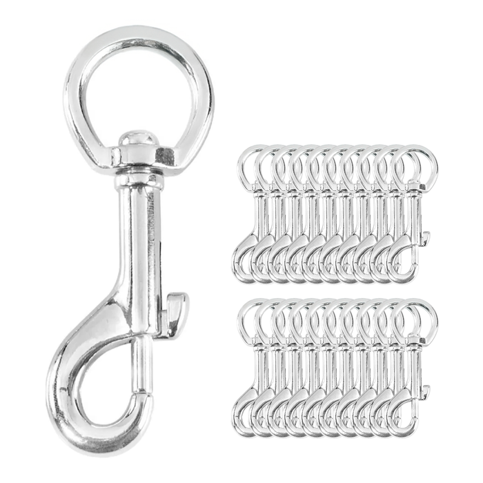 BANDOLA GIRATORIA DESTORCEDOR OVAL 10 mm 3/8 y 2" C/100 PIEZAS