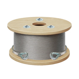 CABLE DE ACERO 3/16" 7x7 300 m C/TERMINALES