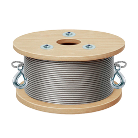 CABLE DE ACERO     1/8" 7x7   25 m ROLLITO