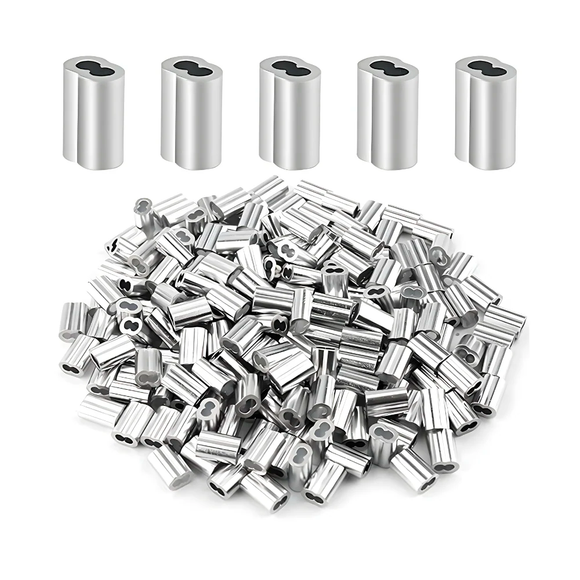 CASQUILLO DOBLE ALUMINIO 8 mm 5/16" C/25 P.