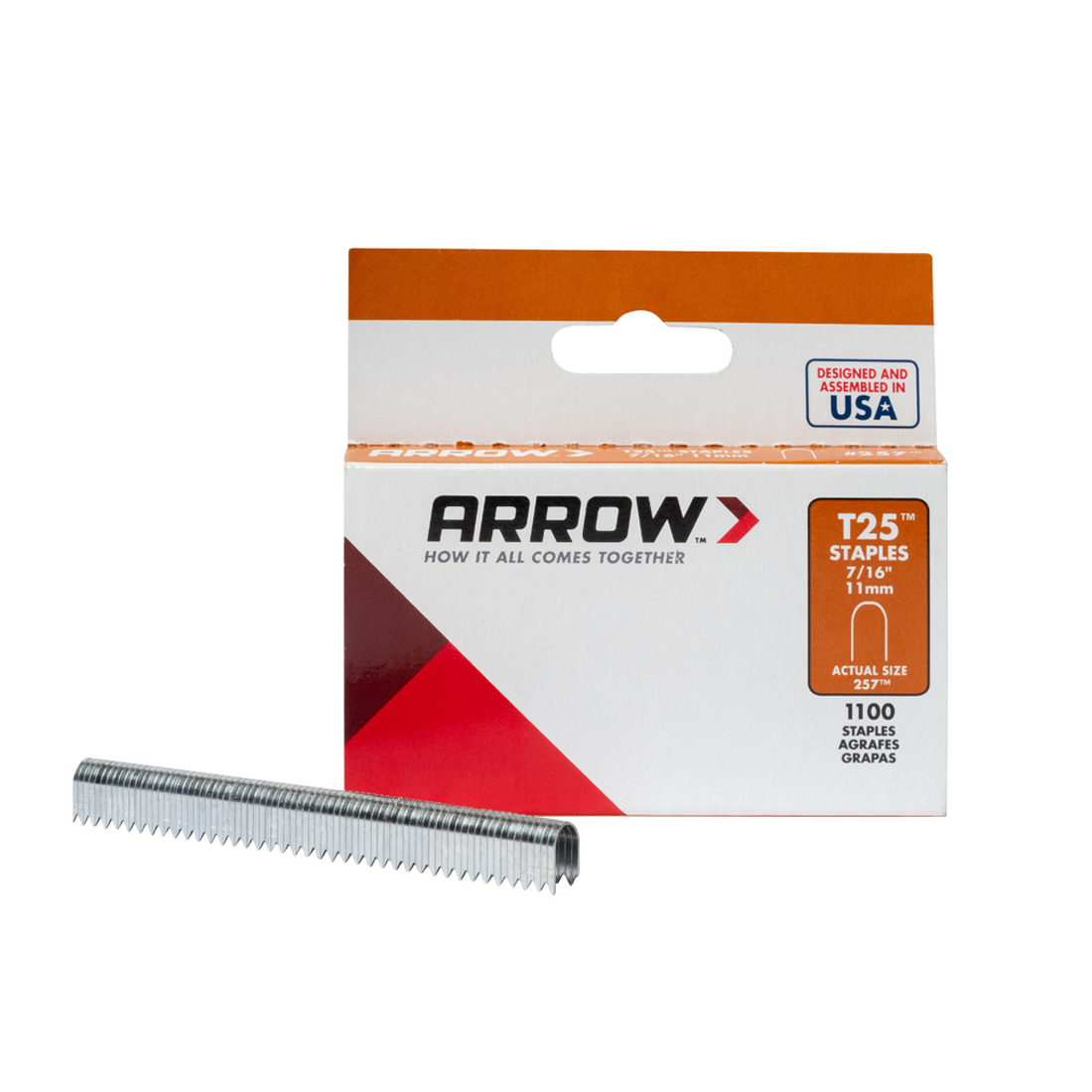 GRAPA REDONDA PARA ENGRAPADORA T25 11 mm 7/16" C/1100 P. 257