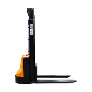 MONTACARGA CARRETILLA ESTIBADOR ELECTRICO ANGOSTO UÑA LARGA 1.6 t Y 3 m RUEDAS PU