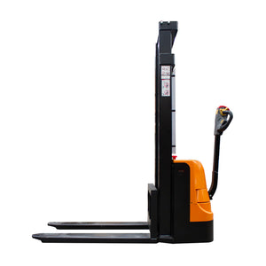 MONTACARGA CARRETILLA ESTIBADOR ELECTRICO ANGOSTO UÑA LARGA 1.6 t Y 3 m RUEDAS PU