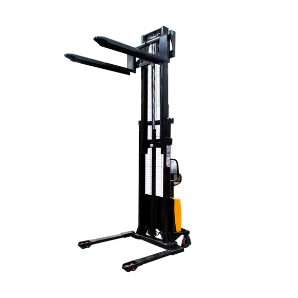 MONTACARGA CARRETILLA ESTIBADOR SEMIELECTRICO PATA ANCHA AJUSTABLE UÑA CORTA 2 t Y 3 m