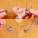 NUDO AMERICANO RANURADO FF-C-450 6.4 mm 1/4" C/100 P.-8