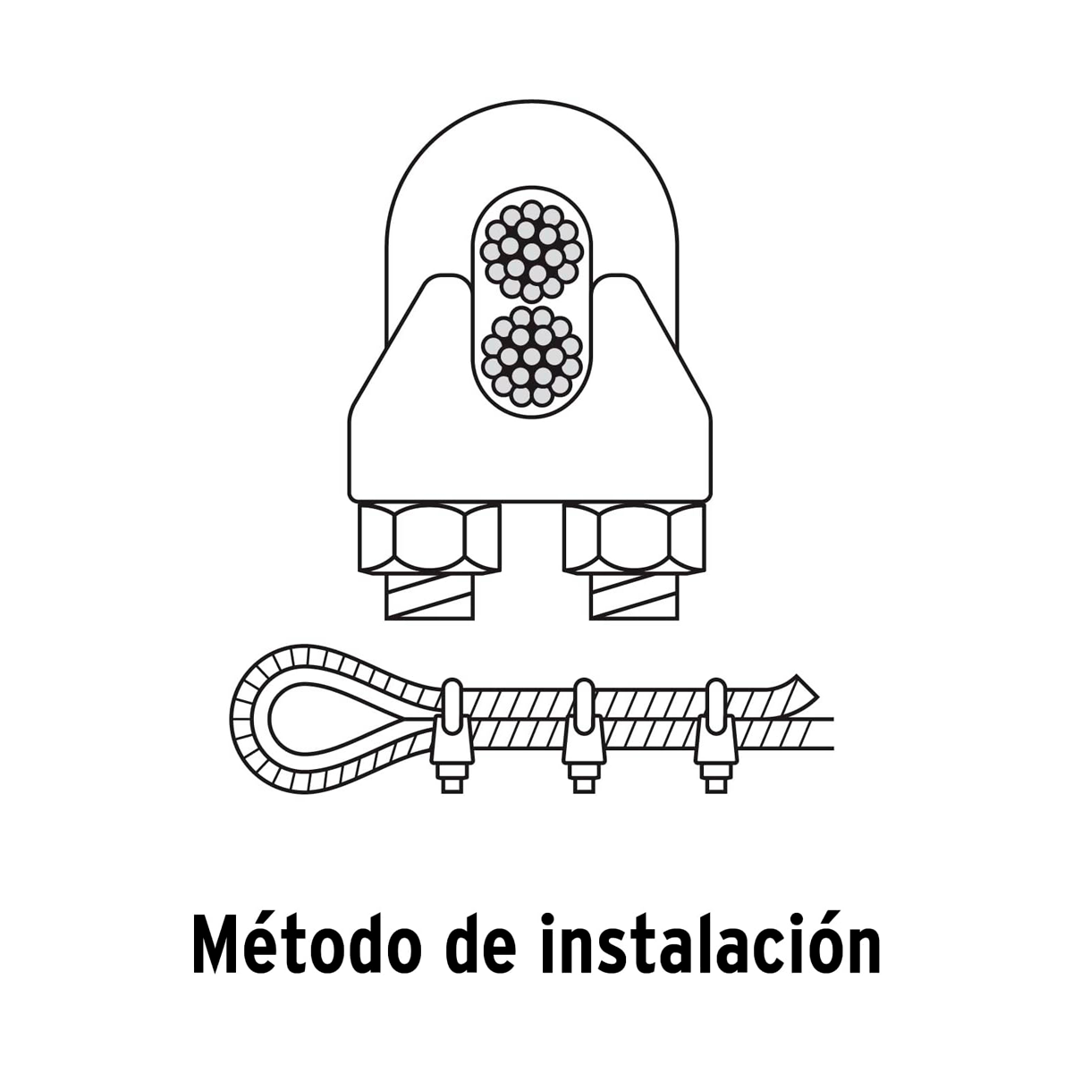Nudo Ranurado NU003 3/16" 100 Pzs