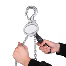 POLIPASTO DE PALANCA MINI 500 kg C/CADENA 4.3X12 mm 1.5 m G80-4