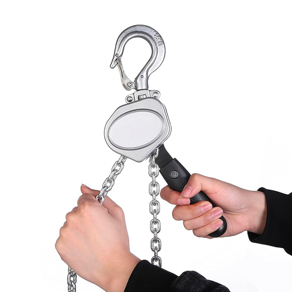 POLIPASTO DE PALANCA MINI 500 kg C/CADENA 4.3X12 mm 1.5 m G80